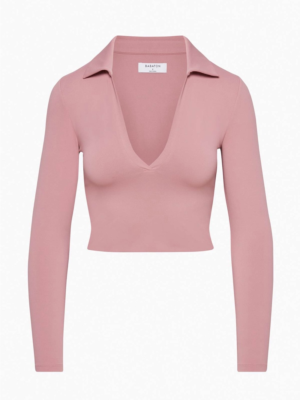 Aritzia Babaton Contour Polo Longsleeve size S